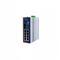 USR-ISG1208s-SFP 10-Port Gigabit Ethernet Switch - 2 SFP ETH Port + 8 Gigabit Coper ETH Port - Layer 2 Managed - DC 12-52V