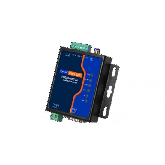USR-LG207 SX1262 Based Industrial LoRa Modem - RS232/RS485 to LoRa Converter - 8KM Communication Distance - Antenna, Power Adapter & Serial Cable Included USR-LG207 SX1262 Based Industrial LoRa Modem - RS232/RS485 to LoRa Converter - 8KM Communication Distance - Antenna, Power Adapter & Serial Cable Included