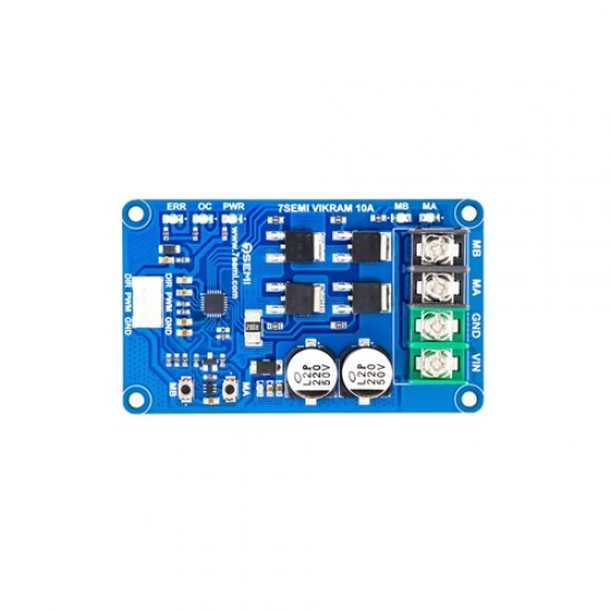 Vikram-3010 DC Motor Driver – 6V–30V Input, 10A Single Channel Vikram-3010 DC Motor Driver – 6V–30V Input, 10A Single Channel