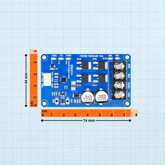 30V 15A Single Channel Motor Driver Vikram-3015