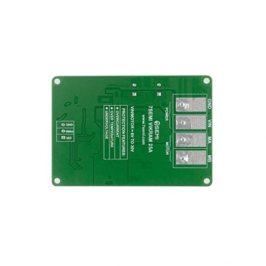 Vikram-3025 DC Motor Driver – 6V–30V Input, 25A Single Channel