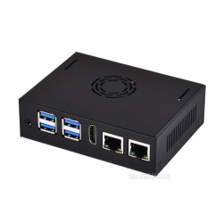 Metal case for VisionFive2 Board, With Cooling Fan, Mini-Computer Case (Board Not Included)