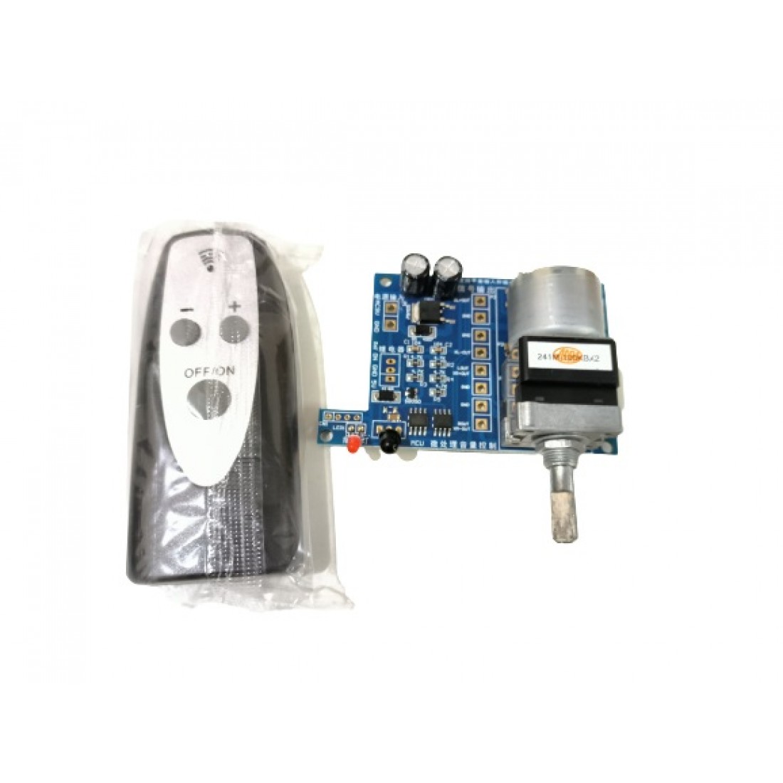 Buy Panel Mount Motorized Volume Control 100K IR remote Control Online ...