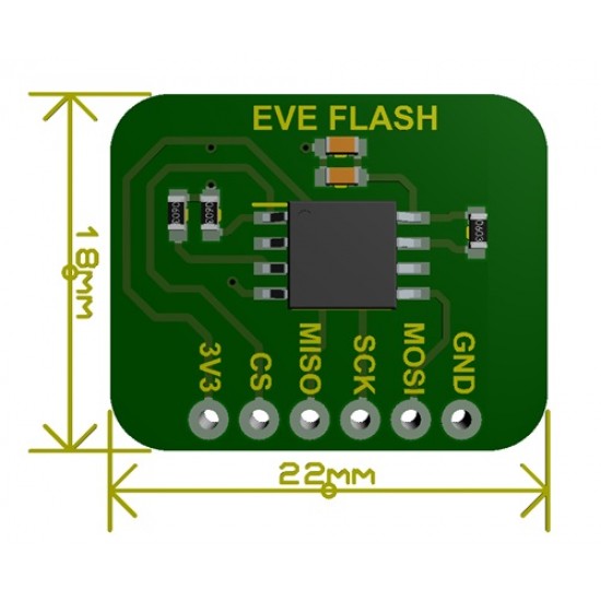 7Semi 64Mbit Serial Flash Memory Breakout SPI - W25Q64FVSSIQ (MPN:BO-10134) 7Semi 64Mbit Serial Flash Memory Breakout SPI - W25Q64FVSSIQ (MPN:BO-10134)