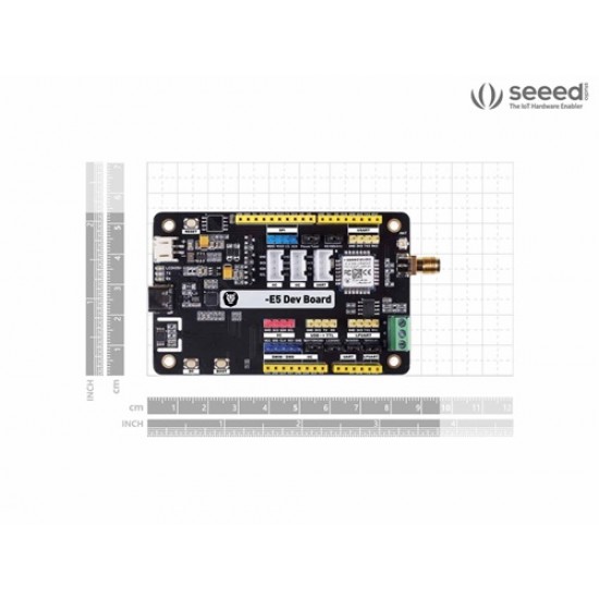Seeed Studio Wio-E5 Dev Kit - STM32WLE5JC, ARM Cortex-M4 and SX126x embedded, supports LoRaWAN on EU868 (MPN:113990934)