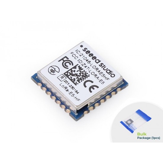 Seeed Studio Wio-E5 Wireless Module (Bulk) - STM32WLE5JC, ARM Cortex-M4 and SX126x embedded, supports LoRaWAN on EU868 (MPN:317990687)