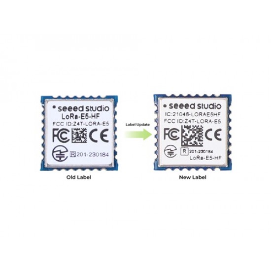 Seeed Studio Wio-E5 Wireless Module (Bulk) - STM32WLE5JC, ARM Cortex-M4 and SX126x embedded, supports LoRaWAN on EU868 (MPN:317990687)