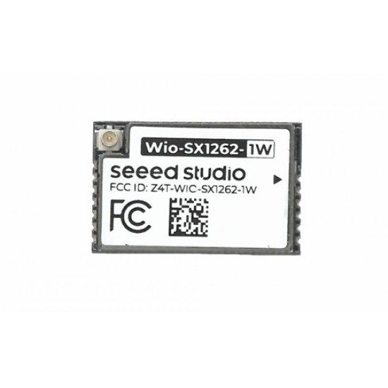 Seeed Studio Wio-SX1262-1W Wireless Module (Tape Reel) | Semtech SX1262 | LoRa | Sub-GHz | 30 dBm Output Power (MPN:100013283) Seeed Studio Wio-SX1262-1W Wireless Module (Tape Reel) | Semtech SX1262 | LoRa | Sub-GHz | 30 dBm Output Power (MPN:100013283)