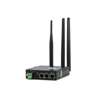 Industrial 4G LTE Router, multiple VPN protocols support, 3-ch Ethernet Ports, WIFI high-speed internet access, dual Qualcomm chips