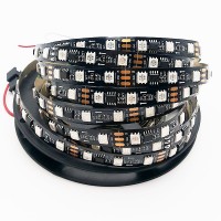 4.5 meter Reel WS2811 IC Based 5050 RGB LED Strip 12V 60 LED / METER Black PCB