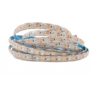 WS2815 12V Addressable RGB LED Strip - 60 LEDs/Meter - IP65 Glue Waterproofing - White PCB [5 Meter Roll]