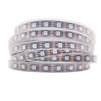 WS2815 12V Addressable RGB LED Strip - 60 LEDs/Meter - IP67 Casing Waterproofing - Black PCB [5 Meter Roll]