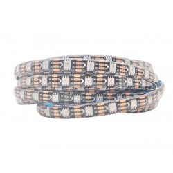 WS2815 12V Addressable RGB LED Strip - 60 LEDs/Meter - IP65 Glue Waterproofing - Black PCB [5 Meter Roll]
