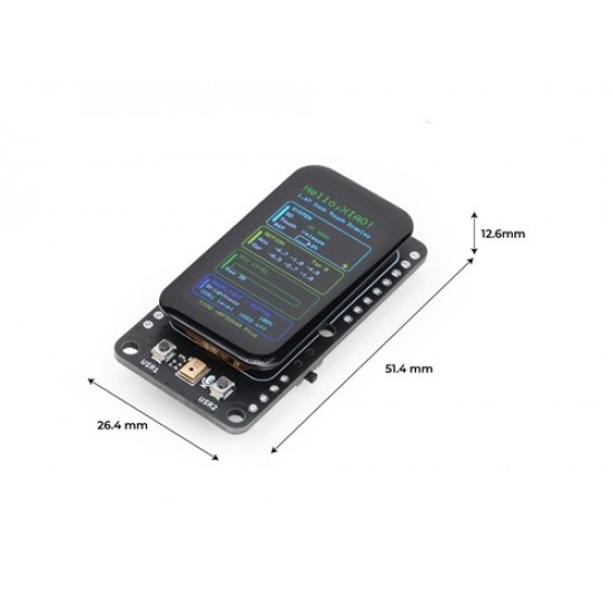 Seeed Studio XIAO 1.47 Inch IPS Touch Display(nRF52840) (MPN:100004242)