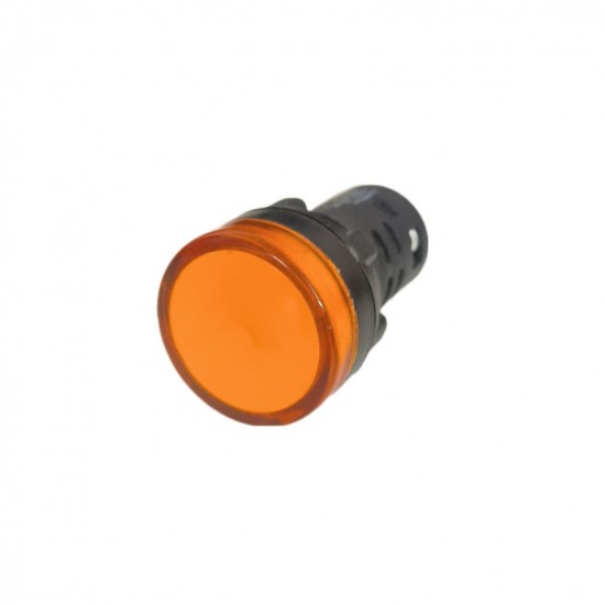 AD16-22DS 220V 22mm Dia Signal Light Lamp LED Indicator - Yellow