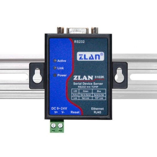 ZLAN5103K RS232/485/422 to Ethernet Converter