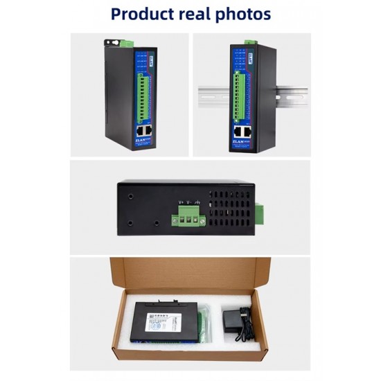 ZLAN5412DI 4-Port Isolated RS485 Serial Device Server – Ethernet, Modbus & MQTT Gateway