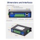 ZLAN5412DI 4-Port Isolated RS485 Serial Device Server – Ethernet, Modbus & MQTT Gateway