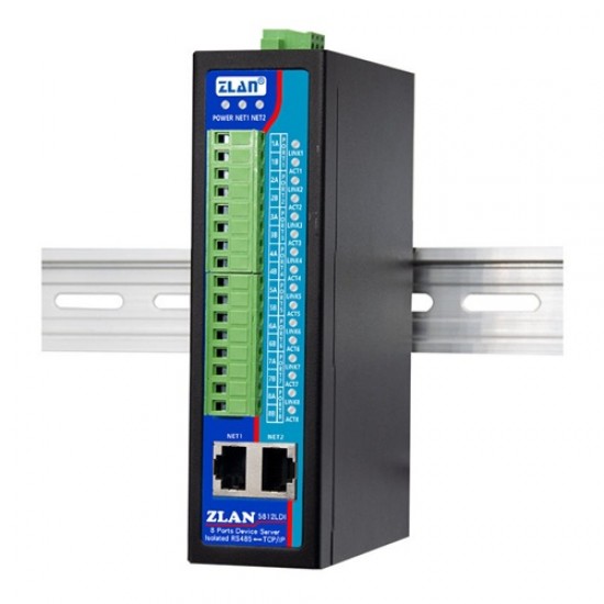 ZLAN5812LD 4-Port Isolated RS485 to Ethernet Serial Server – Modbus/MQTT Gateway ZLAN5812LD 4-Port Isolated RS485 to Ethernet Serial Server – Modbus/MQTT Gateway
