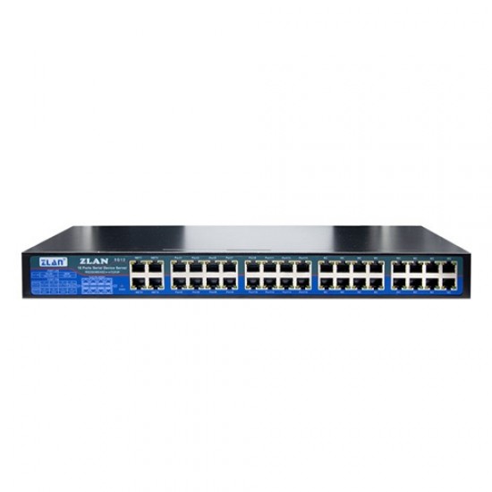 ZLAN5G12 16-Port RS232/RS485/RS422 to TCP/IP Industrial Serial Server