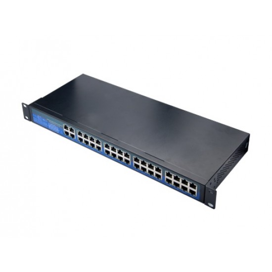 ZLAN5W12 32-Port Rack-Mount Serial Server – Industrial Multi-Port Ethernet Device Server