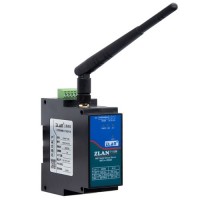 ZLAN7110M RS485 to WiFi Industrial Serial Server – Modbus TCP/RTU & MQTT IoT Gateway, DIN-Rail Wireless Communication Module