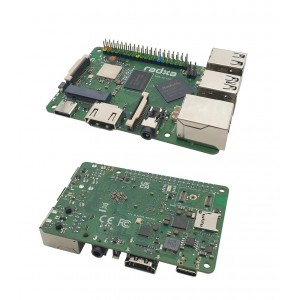 ROCK 3 Model C 1GB Single Board Computer Rockchip RK3566 Arm Cortex-A55