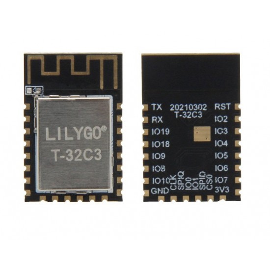 LILYGO TTGO T-32C3 ESP32-C3 Module RISC-V 32 Bit Microprocessor 4MB Flash Support Wi-Fi Bluetooth H515