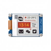 Waveshare 1.54inch e-Paper display (G), e-ink display, 200x200, Red/Yellow/Black/White, SPI Interface