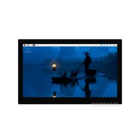 13.3inch High Resolution HDMI Capacitive Touch Display, 10-Point Touch, 1920 × 1080, Toughened Glass Panel, Type-C/HDMI Display Interface, Full Metal Back Cover