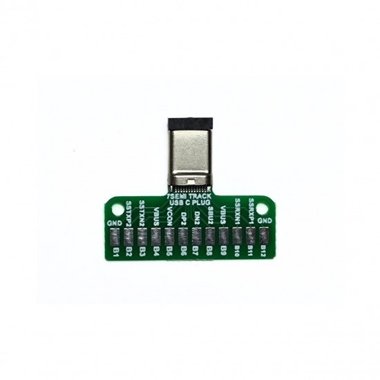 USB-C 3.1 Male Breakout 24 Pins PCB USB-C 3.1 Male Breakout 24 Pins PCB