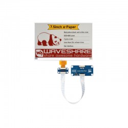7.5inch e-Paper display (H), HAT + E-ink display, 800x480, Red/Yellow/Black/White, SPI Interface 7.5inch e-Paper display (H), HAT + E-ink display, 800x480, Red/Yellow/Black/White, SPI Interface