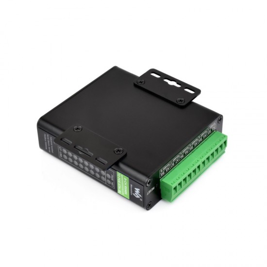 8-Ch RS485 to RJ45 Ethernet Serial Server, 8 Channels RS485 Independent Operation, Rail-mount Industrial Isolated Serial Module with PoE Function 8-Ch RS485 to RJ45 Ethernet Serial Server, 8 Channels RS485 Independent Operation, Rail-mount Industrial Isolated Serial Module with PoE Function