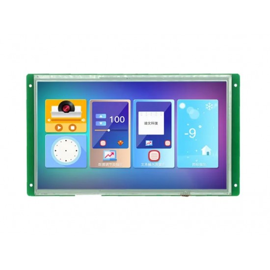 DWIN 10.1inch HMI SMART LCD , Resistive Touch, IPS TFT Screen, Serial UART Intelligent Control, 1024*600, 200nit, DMG10600C101_A5WTR DWIN 10.1inch HMI SMART LCD , Resistive Touch, IPS TFT Screen, Serial UART Intelligent Control, 1024*600, 200nit, DMG10600C101_A5WTR