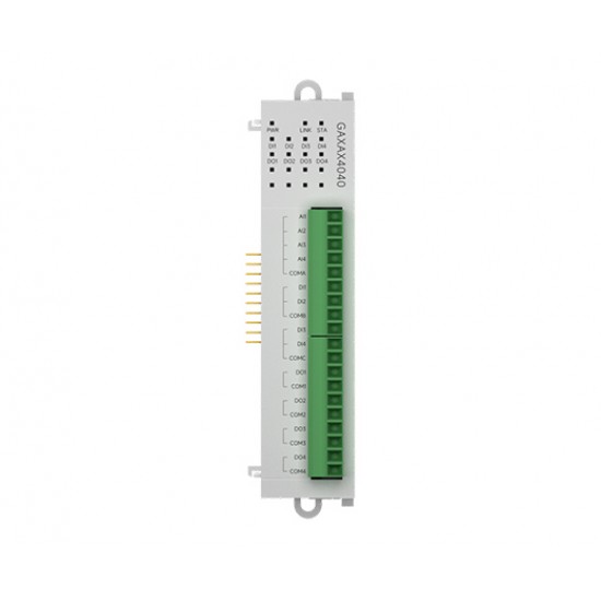 GAXAX4040 4DI+4DO Distributed Remote IO Communication module, RJ45, RS485, Modbus TCP/RTU GAXAX4040 4DI+4DO Distributed Remote IO Communication module, RJ45, RS485, Modbus TCP/RTU