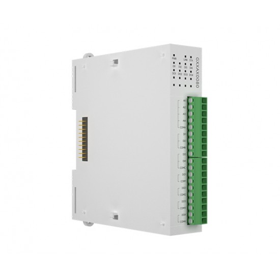 GXXAX0080 8DO Distributed Remote IO Communication module, RJ45, RS485, Modbus TCP/RTU GXXAX0080 8DO Distributed Remote IO Communication module, RJ45, RS485, Modbus TCP/RTU