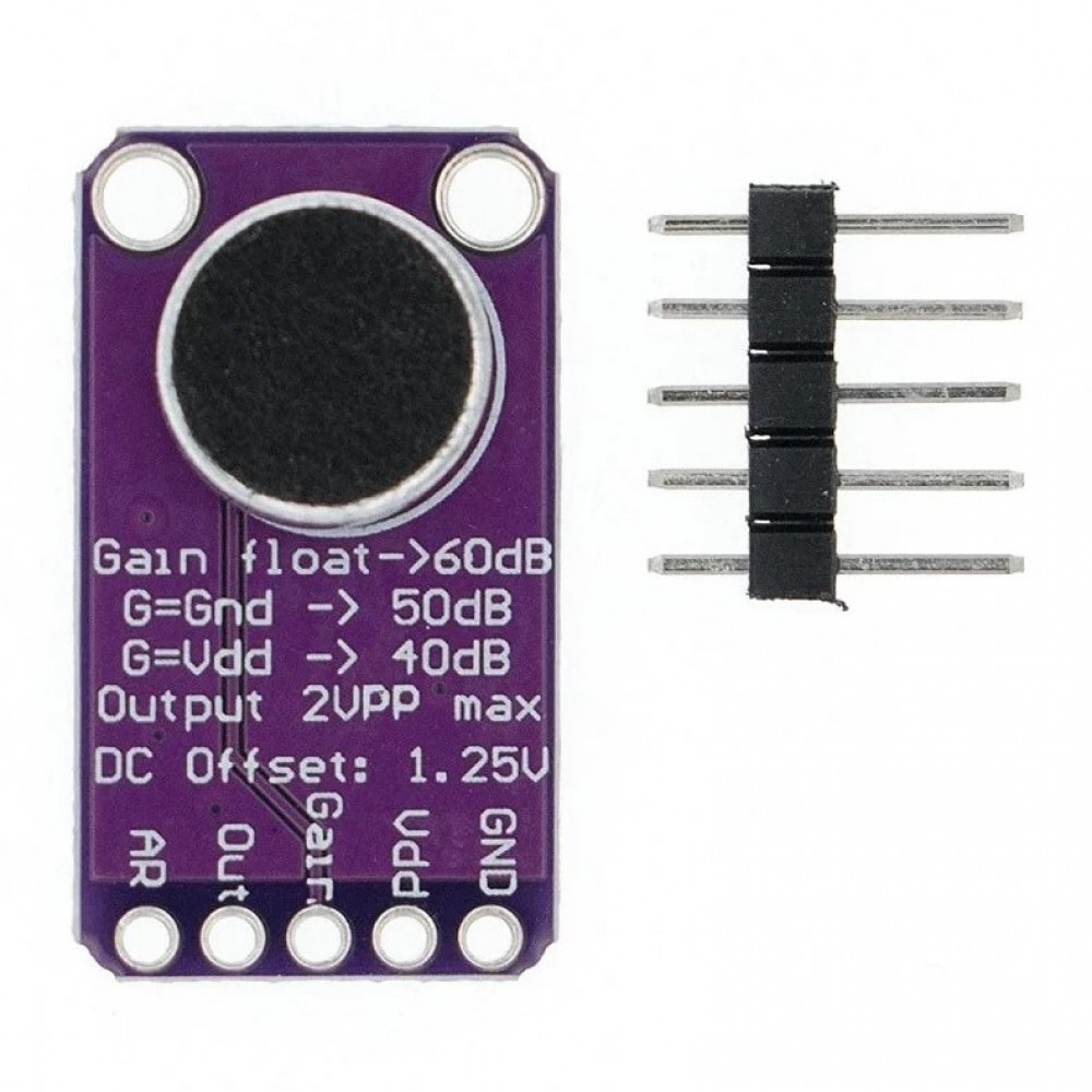 Buy MAX9814 High Performance Microphone Online in India at Hubtronics.in