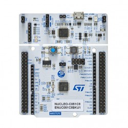 NUCLEO-C051C8 STM32 Nucleo-64 development board with STM32C051C8 MCU, supports, Arduino and ST morpho connectivity NUCLEO-C051C8 STM32 Nucleo-64 development board with STM32C051C8 MCU, supports, Arduino and ST morpho connectivity