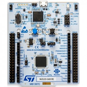 NUCLEO-G491RE STM32 Nucleo-64 development board with STM32G491RE MCU, supports Arduino and ST morpho connectivity