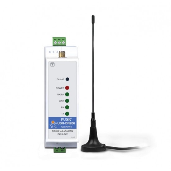 USR-DR206 Serial RS485 to LoRaWAN Converter USR-DR206 Serial RS485 to LoRaWAN Converter