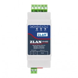 ZLAN5143D RS485 to Ethernet Serial Server Module - Din Rail Mount - Modbus Gateway