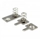 AAA Battery Positive Negative Contact Spring Set PCB Mount