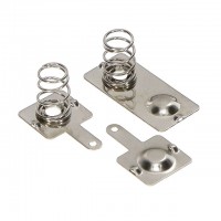AAA Battery Positive Negative Contact Spring Set PCB Mount