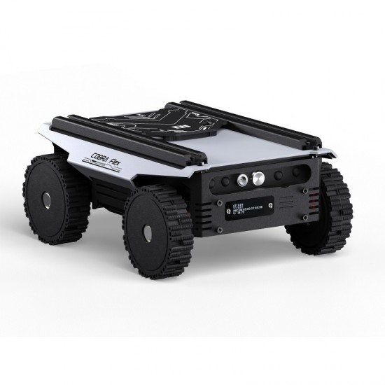 Cobra Flex Universal Modular Drive-by-Wire Chassis, 4 Wheels 4WD Compact Differential Chassis, Hub Motors, Multi-Host Compatible, Fully Open-Source Code