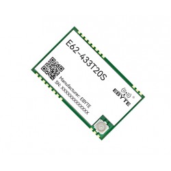 E62-433T20S Wireless Module, 433MHz, 20dBm, Up to 1km Range, Full-Duplex UART, 125°C Operating Temp E62-433T20S Wireless Module, 433MHz, 20dBm, Up to 1km Range, Full-Duplex UART, 125°C Operating Temp