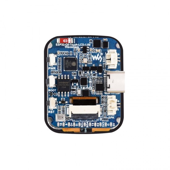 ESP32-C6 1.69inch Touch Display Development Board, 240×280 Pixels, Supports Wi-Fi 6 / BLE 5, 160MHz RISC-V Processor, AI Speech, ESP32 With Display ESP32-C6 1.69inch Touch Display Development Board, 240×280 Pixels, Supports Wi-Fi 6 / BLE 5, 160MHz RISC-V Processor, AI Speech, ESP32 With Display