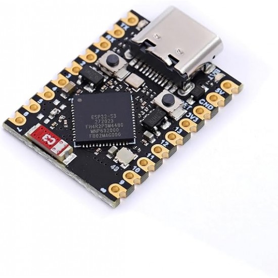 ESP32-S3 Supermini Development Board with WiFi + Bluetooth 5 LE – Compact IoT Board with 4MB Flash, 2MB PSRAM, USB-C, LiPo Charging – HW-747 ESP32-S3 Supermini Development Board with WiFi + Bluetooth 5 LE – Compact IoT Board with 4MB Flash, 2MB PSRAM, USB-C, LiPo Charging – HW-747
