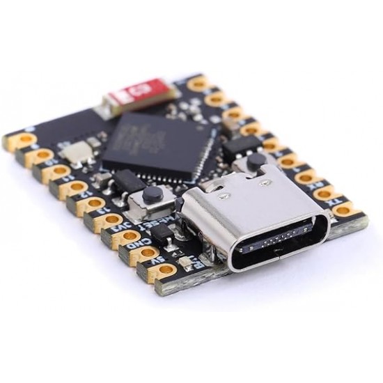 ESP32-S3 Supermini Development Board with WiFi + Bluetooth 5 LE – Compact IoT Board with 4MB Flash, 2MB PSRAM, USB-C, LiPo Charging – HW-747 ESP32-S3 Supermini Development Board with WiFi + Bluetooth 5 LE – Compact IoT Board with 4MB Flash, 2MB PSRAM, USB-C, LiPo Charging – HW-747