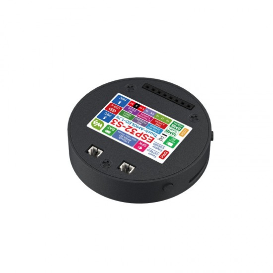 ESP32-S3 1.75inch AMOLED Round Touch Display (Standard version with protective case) Development Board, 32-bit LX7 Dual-core Processor, 466×466 Pixels, QSPI Interface, Onboard Dual Digital Microphone Array, ESP32 With Display ESP32-S3 1.75inch AMOLED Round Touch Display (Standard version with protective case) Development Board, 32-bit LX7 Dual-core Processor, 466×466 Pixels, QSPI Interface, Onboard Dual Digital Microphone Array, ESP32 With Display