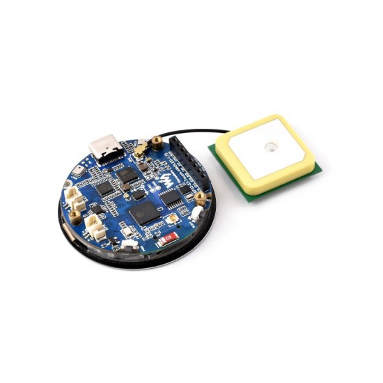 ESP32-S3 1.75inch AMOLED Round Touch Display Development Board (with GPS), 32-bit LX7 Dual-core Processor, 466×466 Pixels, QSPI Interface, Onboard Dual Digital Microphone Array, ESP32 With Display ESP32-S3 1.75inch AMOLED Round Touch Display Development Board (with GPS), 32-bit LX7 Dual-core Processor, 466×466 Pixels, QSPI Interface, Onboard Dual Digital Microphone Array, ESP32 With Display